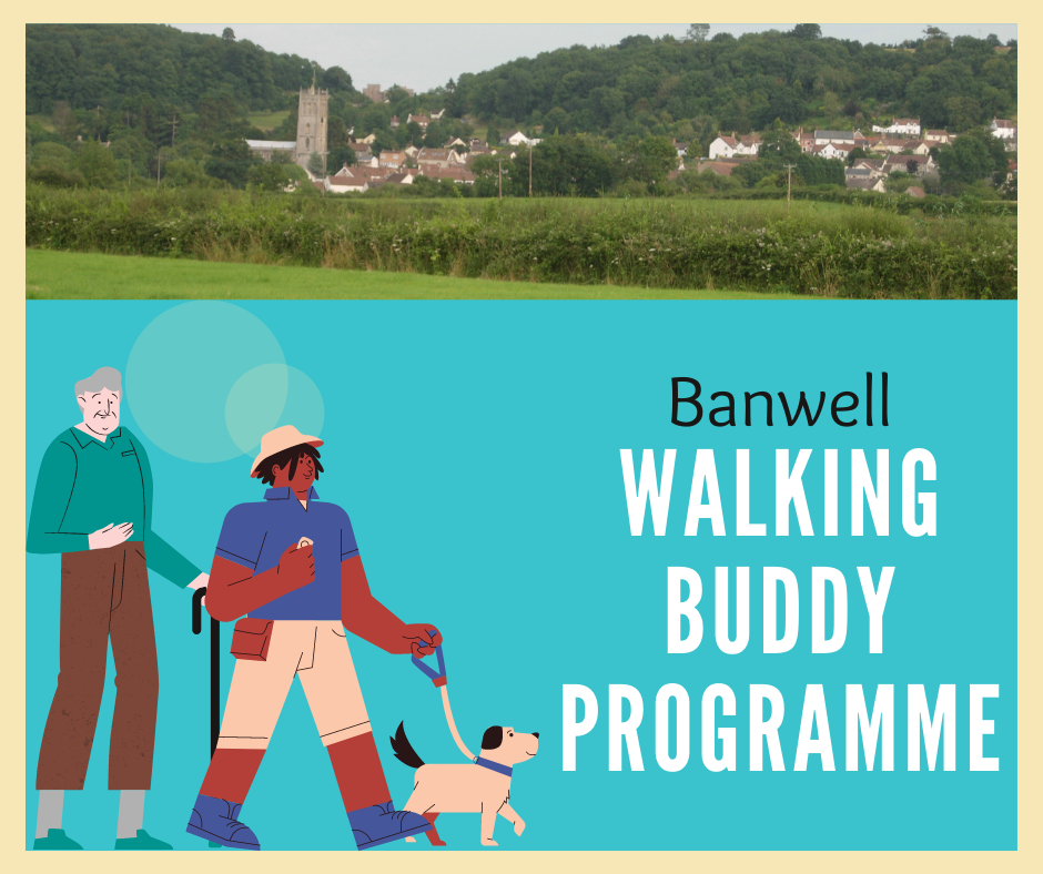 Walking buddy program with views of banwell village